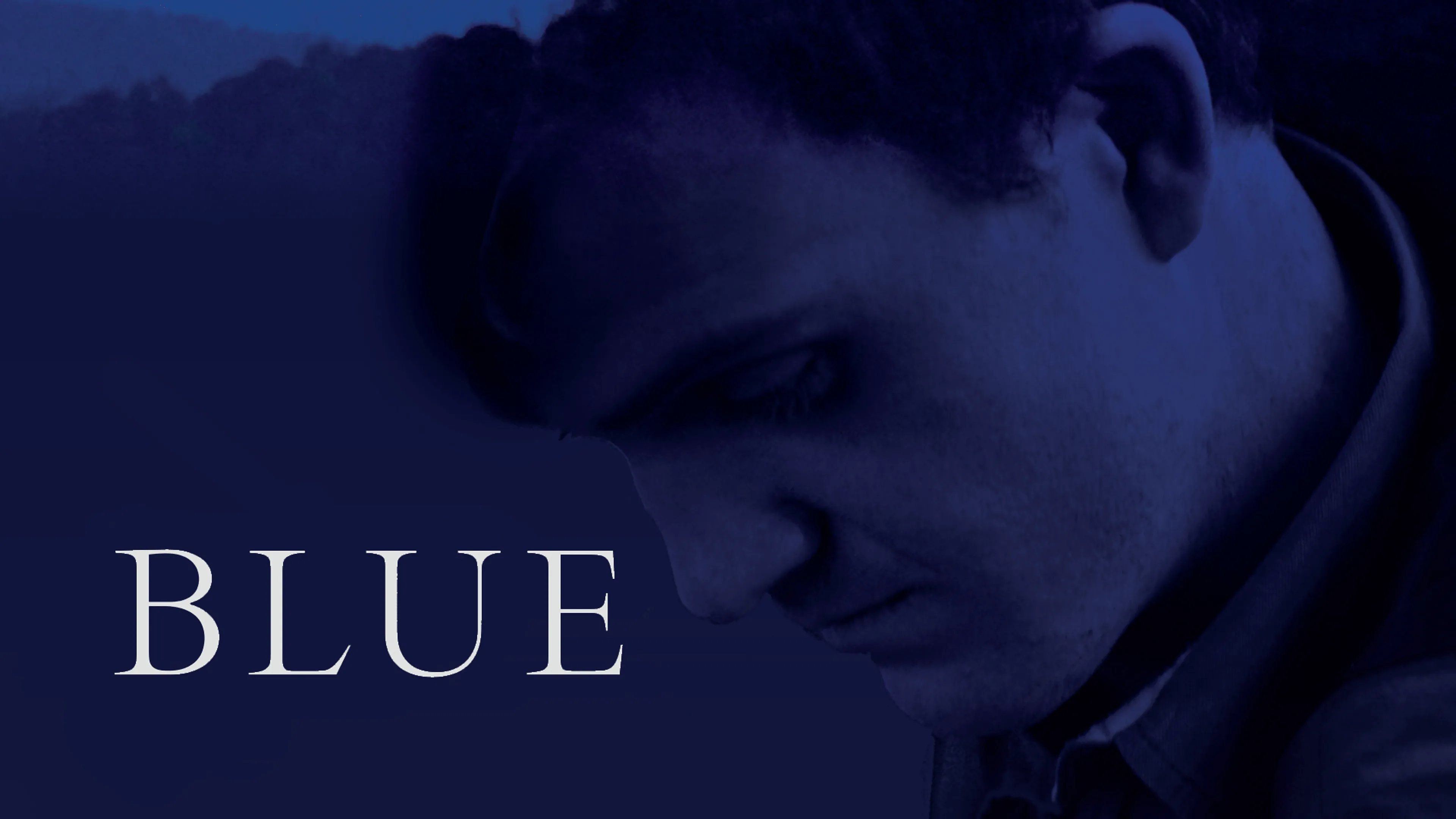 Blue poster